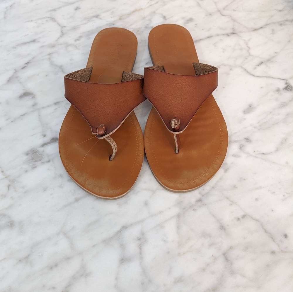 Tan sandals
